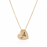 Initial Heart Necklace