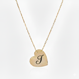 Initial Heart Necklace