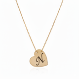 Initial Heart Necklace