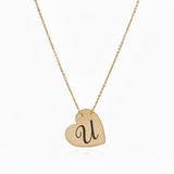 Initial Heart Necklace