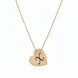 Initial Heart Necklace
