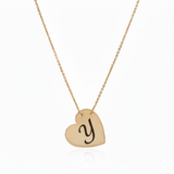 Initial Heart Necklace