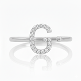 Diamond Initial Ring