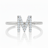 Diamond Initial Ring