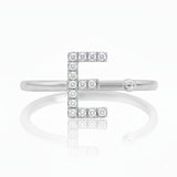 Diamond Initial Ring