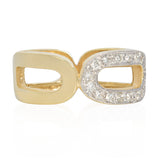 Diamond Paperclip Ring
