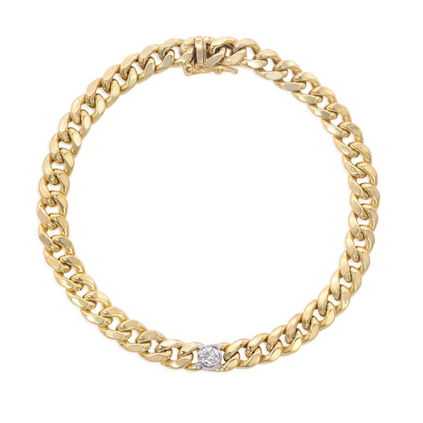 Single Diamond Bracelet - Mila Gems