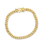 Cuban Link Diamond Bracelet - Mila Gems