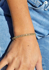 Cuban Link Diamond Bracelet - Mila Gems