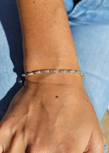 Yellow Gold Diamond Arch Bracelet - Mila Gems