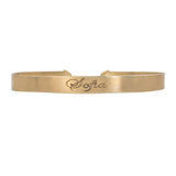 Engraved Name Bangle - Mila Gems