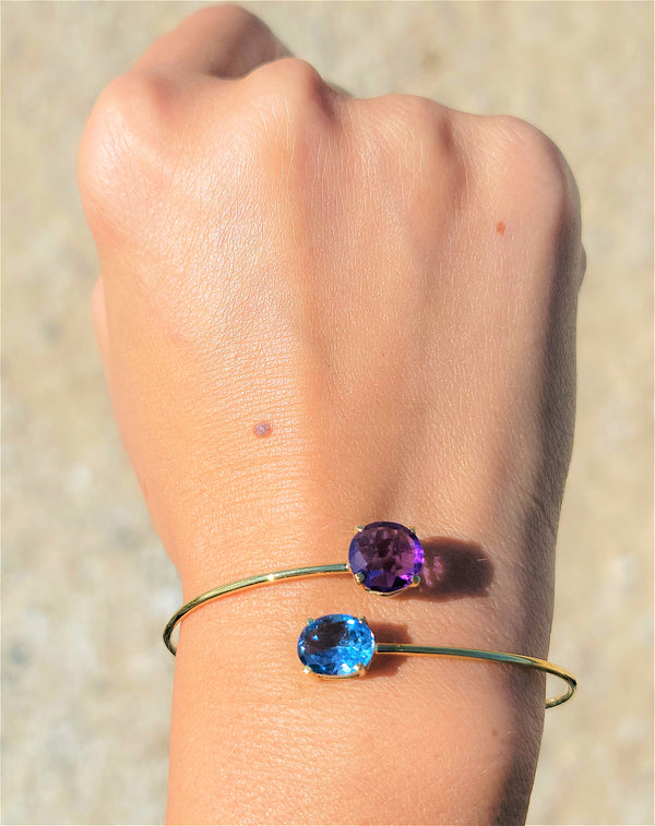 Gemstone Bangle - Mila Gems