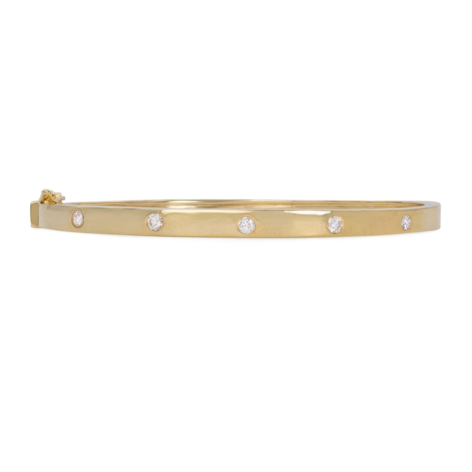 Scattered Diamond Bangle | Mila Gems