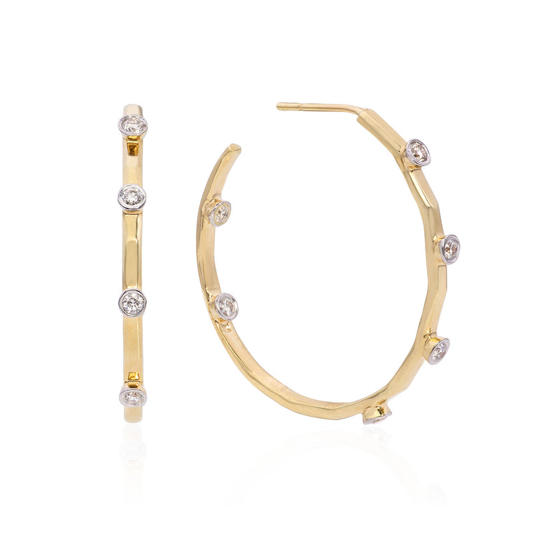Floating Diamond Earrings - Mila Gems