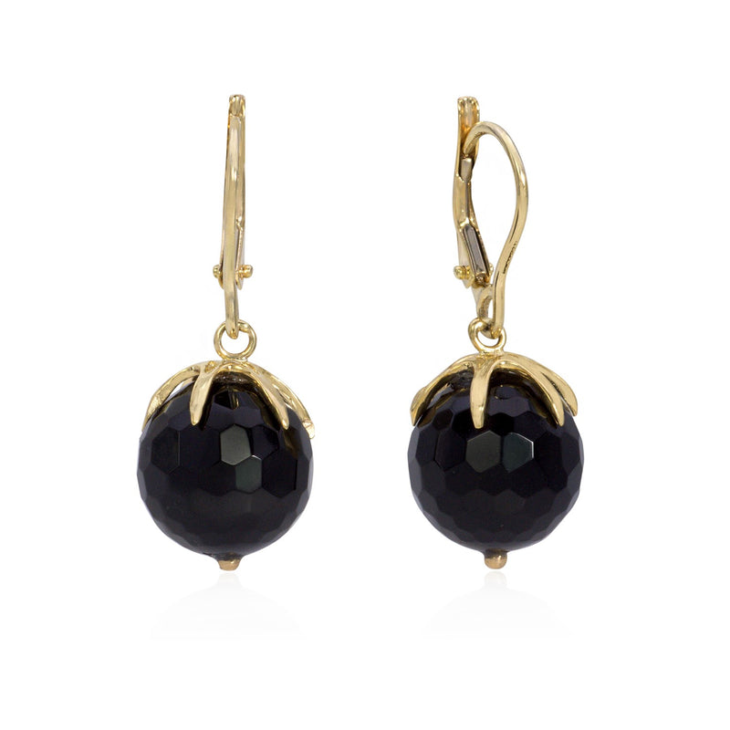 Black Onyx Earrings - Mila Gems