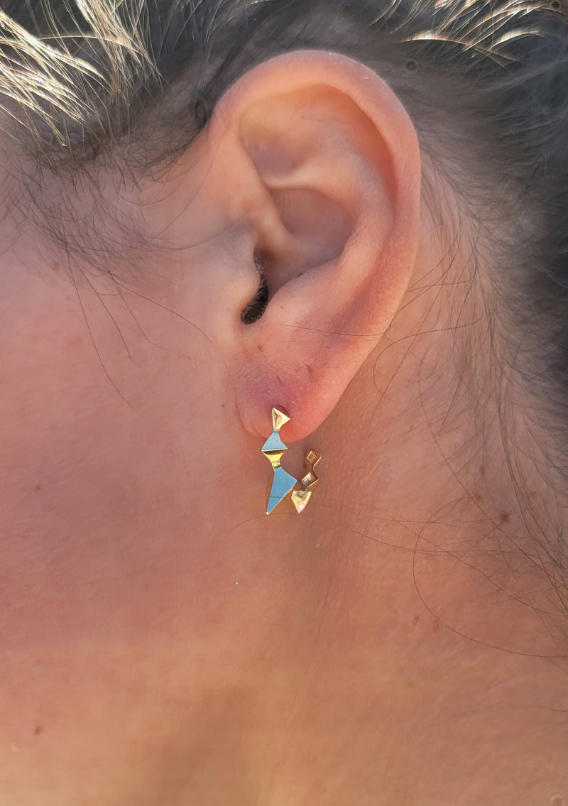 Spiked Hoop Earrings - Mila Gems