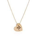 Initial Heart Necklace - Mila Gems