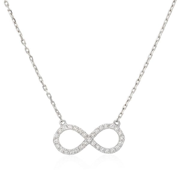 Diamond Infinity Necklace