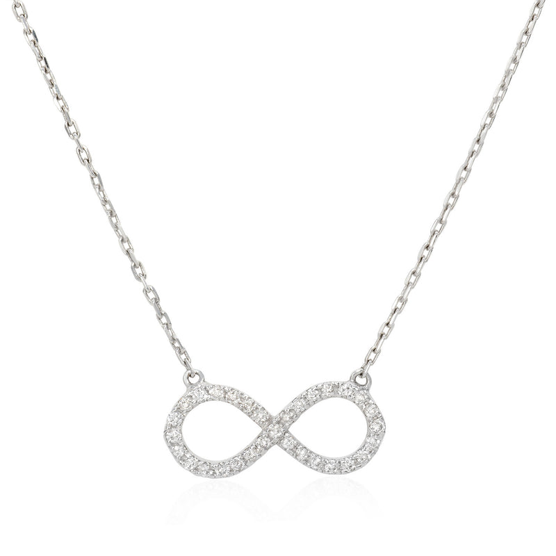 Diamond Infinity Necklace
