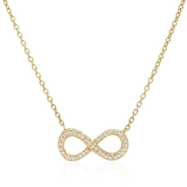 Diamond Infinity Necklace
