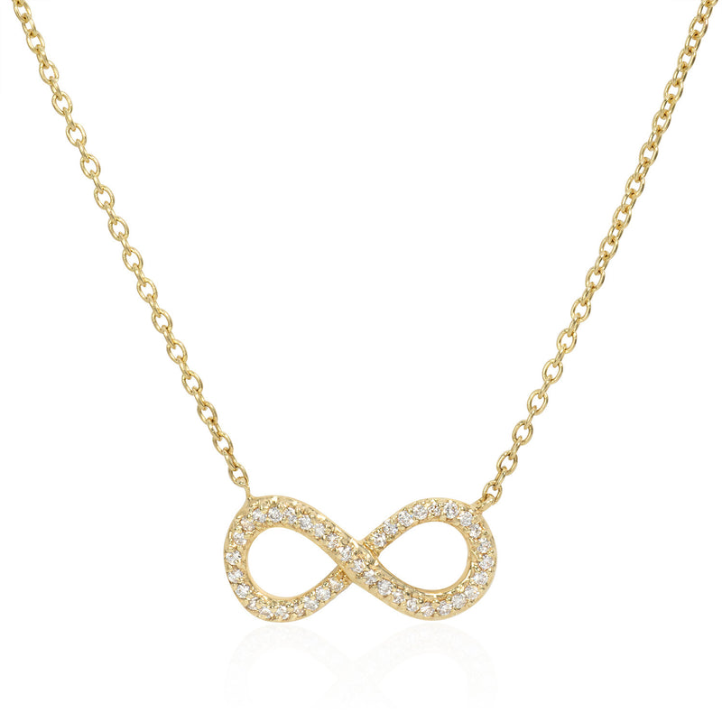 Diamond Infinity Necklace