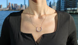 Diamond Horseshoe Necklace - Mila Gems
