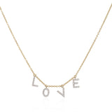 Diamond Love Necklace - Mila Gems