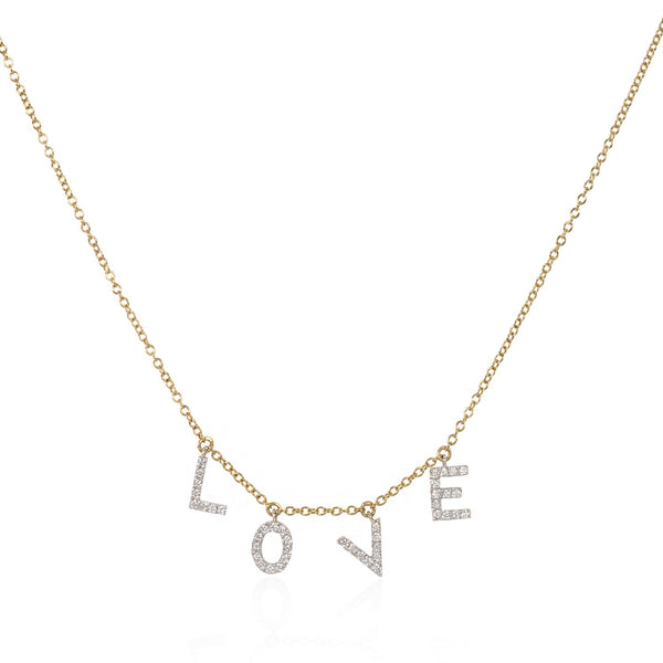 Diamond Love Necklace - Mila Gems