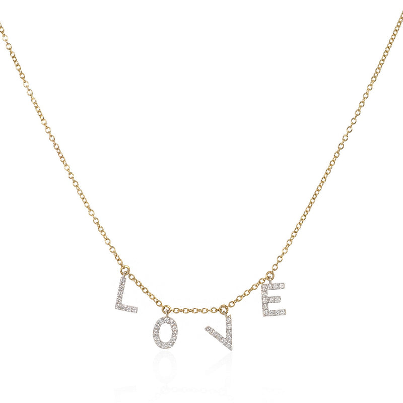 Diamond Love Necklace - Mila Gems