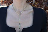 Diamond Bar Lariat Necklace - Mila Gems