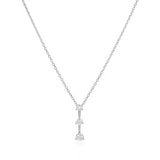 Past, Present and Future Diamond Necklace - Mila Gems