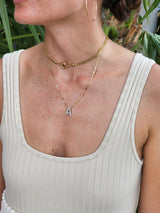 Diamond Initial Necklace - Mila Gems