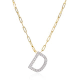 Diamond Initial Necklace - Mila Gems