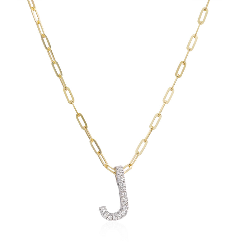 Diamond Initial Necklace - Mila Gems