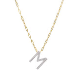Diamond Initial Necklace - Mila Gems