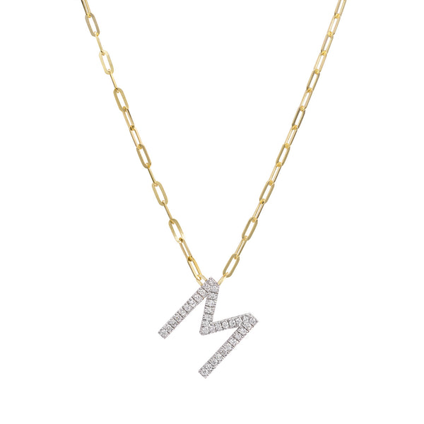 Diamond Initial Necklace - Mila Gems