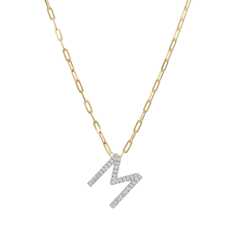 Diamond Initial Necklace - Mila Gems