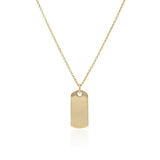 Dog Tag Necklace - Mila Gems