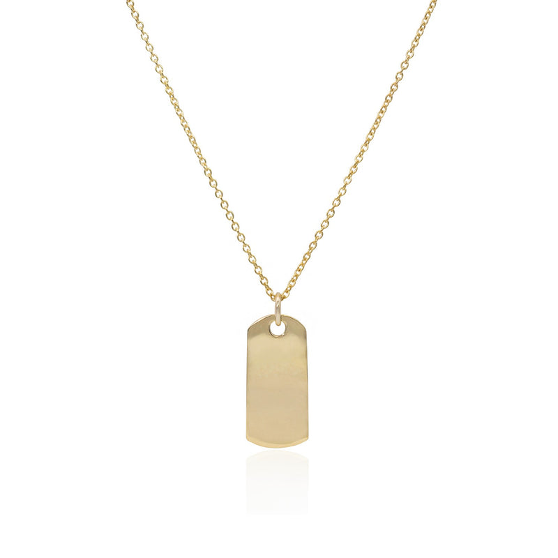 Dog Tag Necklace - Mila Gems