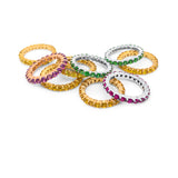 Stackable Assorted Color Rings - Mila Gems