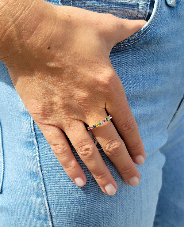 Rainbow Ring - Mila Gems