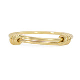 Yellow Gold Spring Ring - Mila Gems