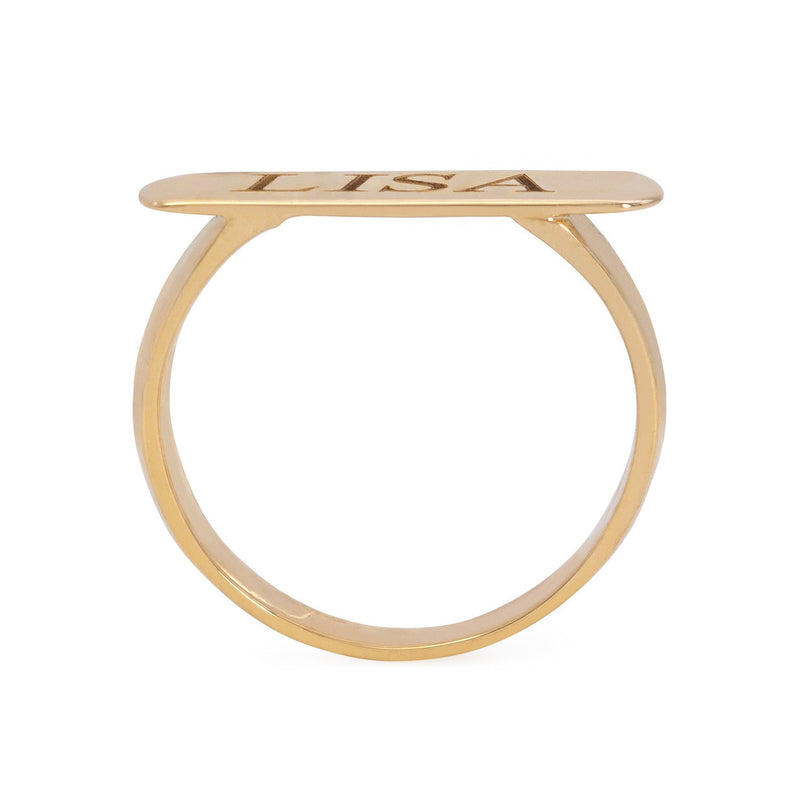Engraved Name Ring - Mila Gems