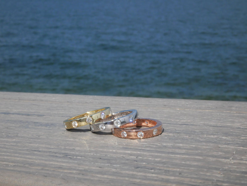 Scattered Diamond Ring - Mila Gems