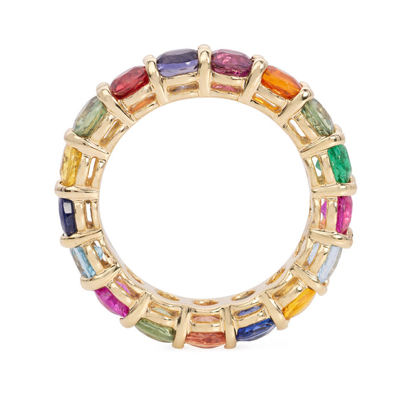 Large Rainbow Ring - Mila Gems