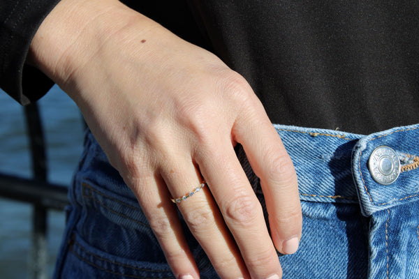 Floating Diamond Ring - Mila Gems