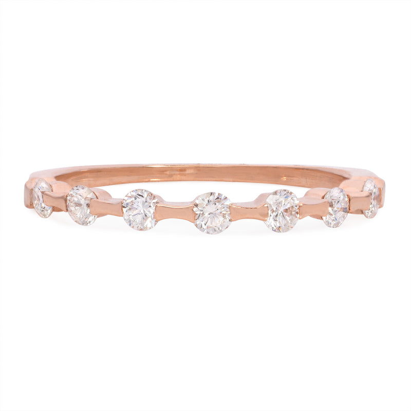 Floating Diamond Ring - Mila Gems