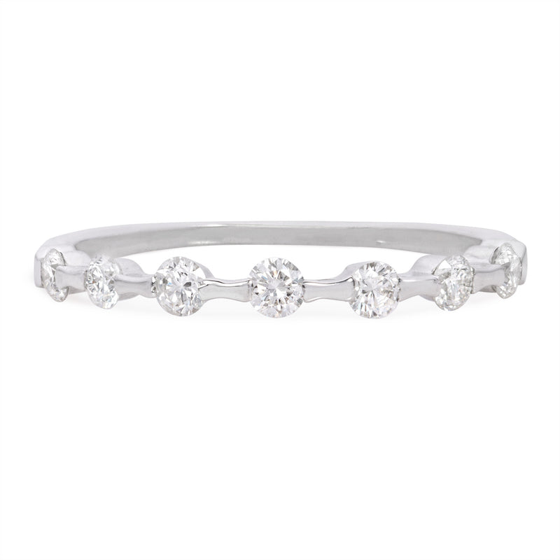 Floating Diamond Ring - Mila Gems
