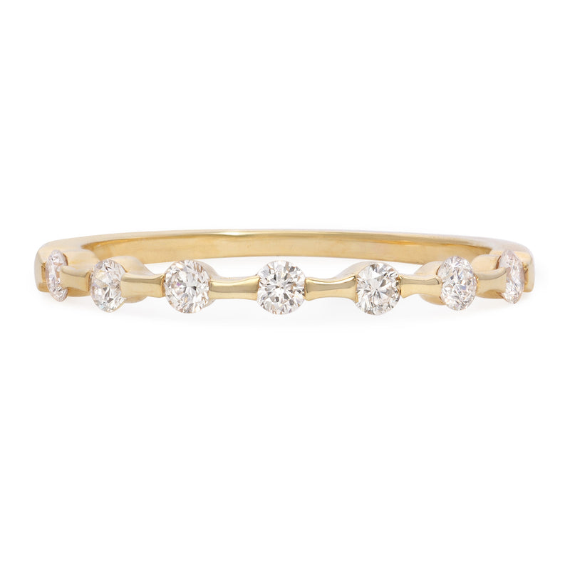 Floating Diamond Ring - Mila Gems