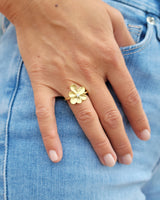 Flower Petal Diamond Ring - Mila Gems